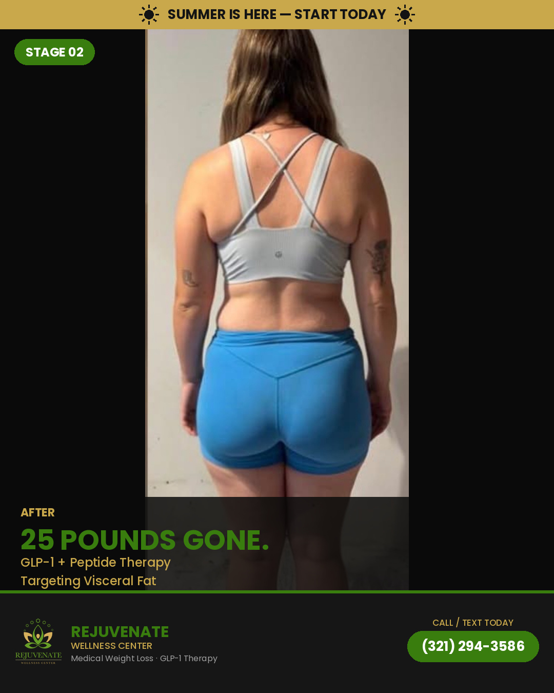 AFTER — 25 Pounds Gone.